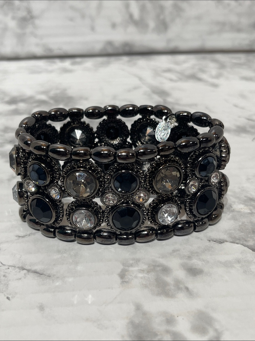 Cookie Lee gunmetal bracelet